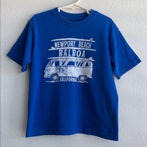 Kids Newport Beach balboa blue tee